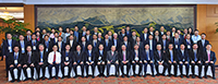 Representatives pose a group photo at the 2018 Qianhai Cooperation Forum